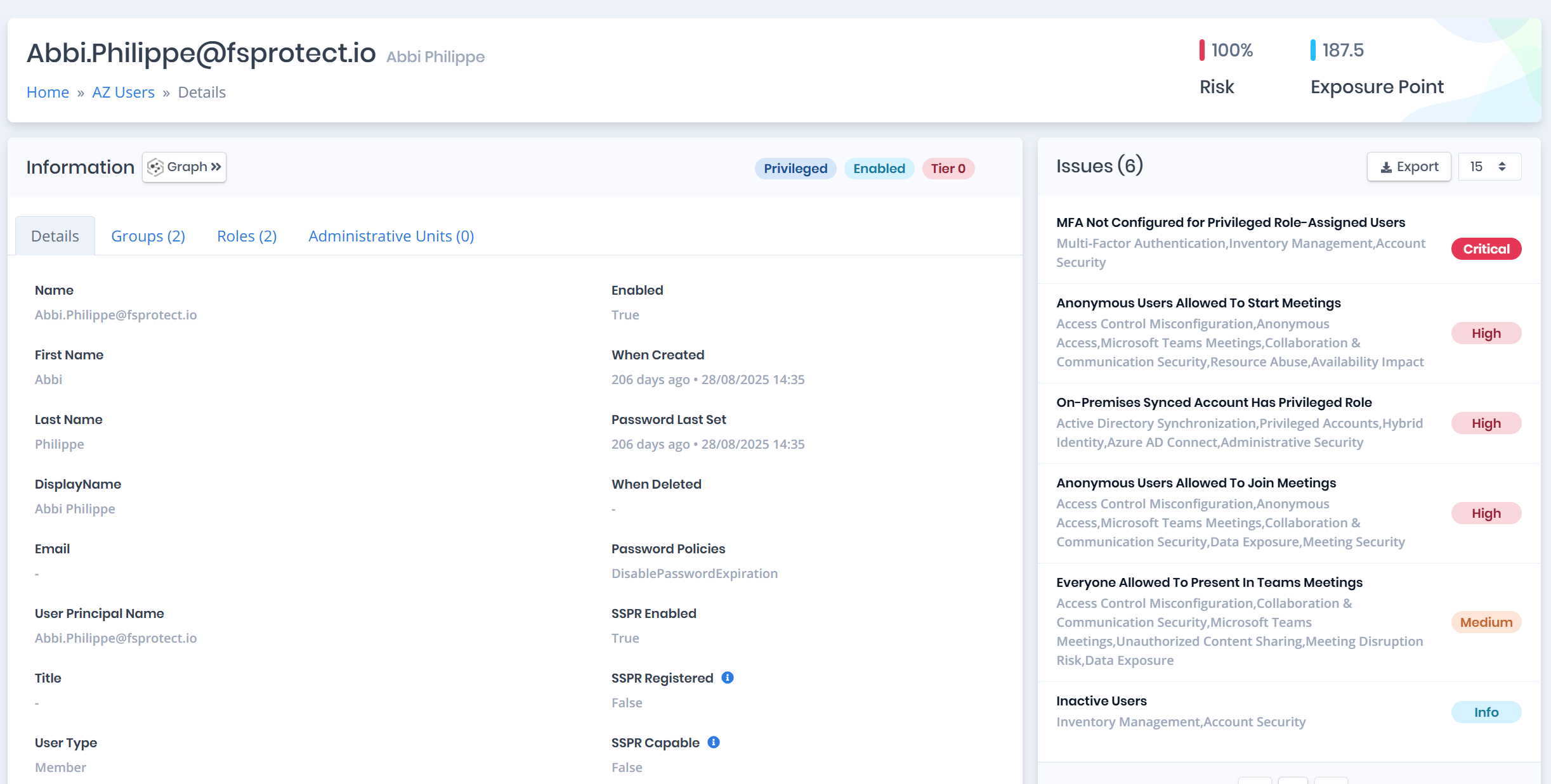 Faster investigations with identity context